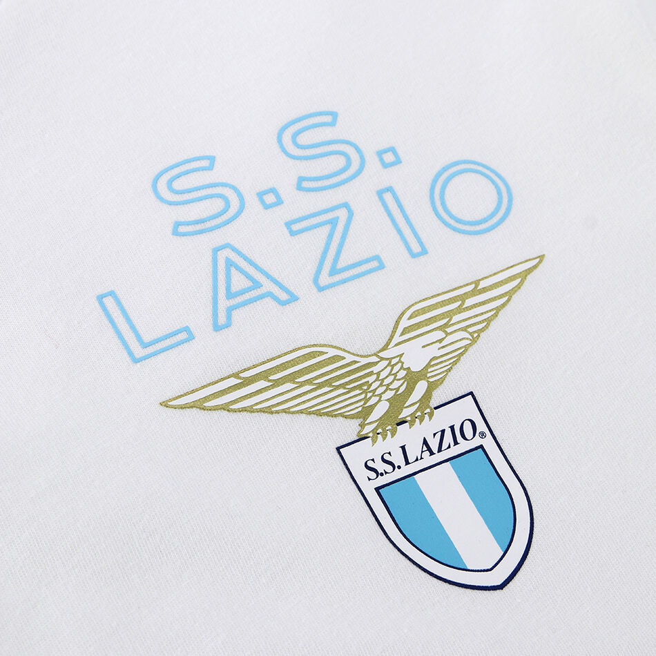 Mizuno S.S. Lazio 50th Anniversary T-shirt logo White